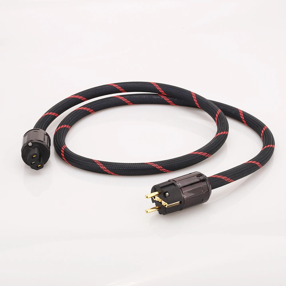 Hi-End OFC PURE COPPER Copper Power cable with Schuko Power Plug Audio Power cable hifi
Hi-End OFC PURE COPPER Copper Power cable with Schuko Power Plug Audio Power cable hifi
