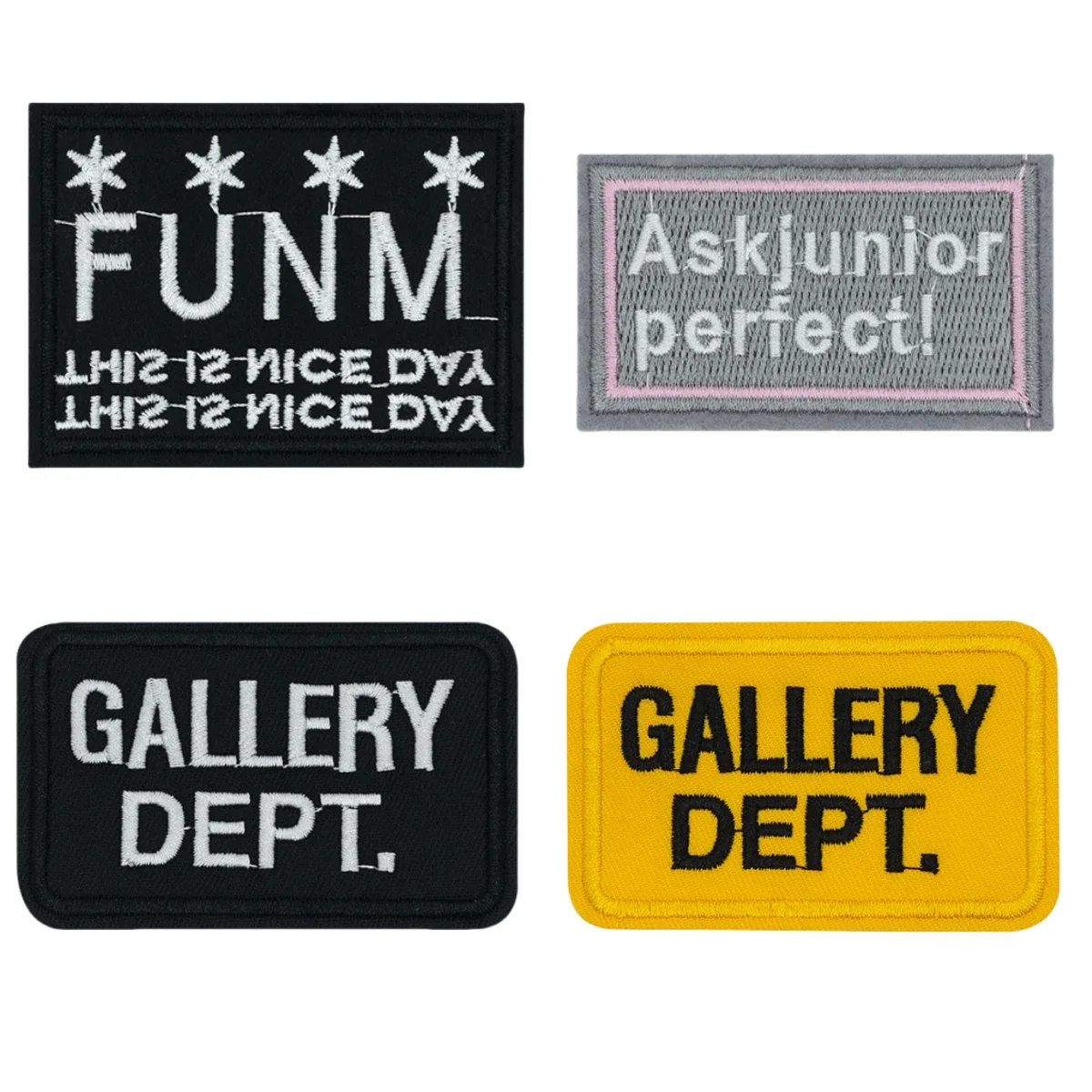 English Square Strip Embroidery Cloth Sticker, Computer Embroidery Clothes Decoration DIY Hole Repair Square Patch Sticker
English Square Strip Embroidery Cloth Sticker, Computer Embroidery Clothes Decoration DIY Hole Repair Square Patch Sticker