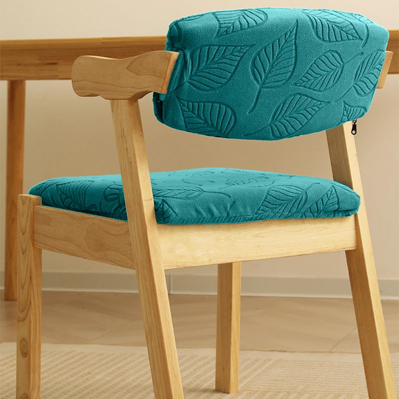 Elastic Dining Chair Seat Back Cover Set Velvet Leaf Wooden Slipcover Banquet Hotel Universal Size Cheap Chair Cover
Elastic Dining Chair Seat Back Cover Set Velvet Leaf Wooden Slipcover Banquet Hotel Universal Size Cheap Chair Cover