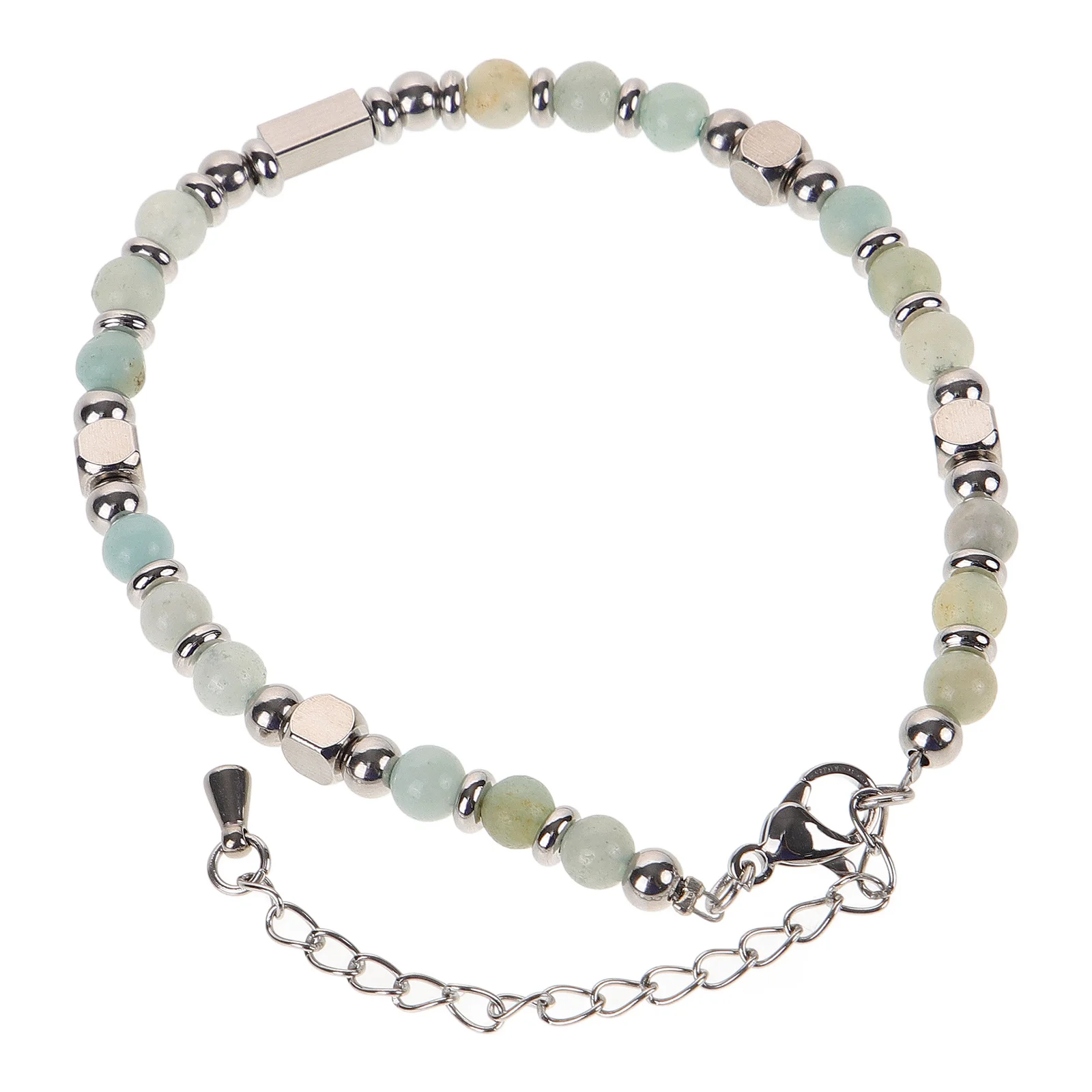 Couple Bracelet Beaded Bracelets Wrist Jewelry 4MM Green Stone Ladies Stainless Steel Bohemian Charm
Couple Bracelet Beaded Bracelets Wrist Jewelry 4MM Green Stone Ladies Stainless Steel Bohemian Charm