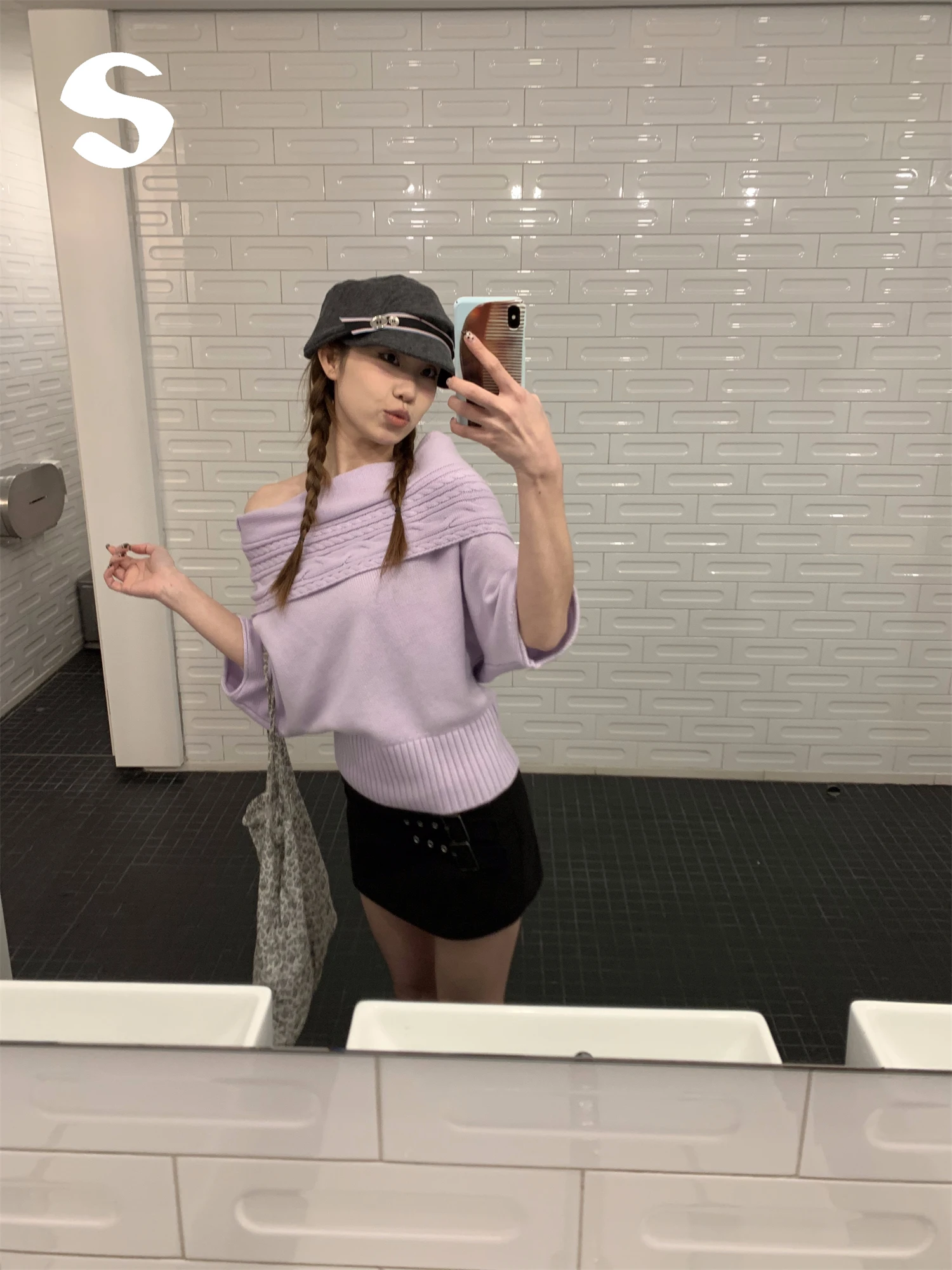 Loose Knitted oulder Bared Patterned Sve Seven Lengthened One Word Collar Casual Sle Women's Sweater Sp at Brand
Loose Knitted oulder Bared Patterned Sve Seven Lengthened One Word Collar Casual Sle Women's Sweater Sp at Brand