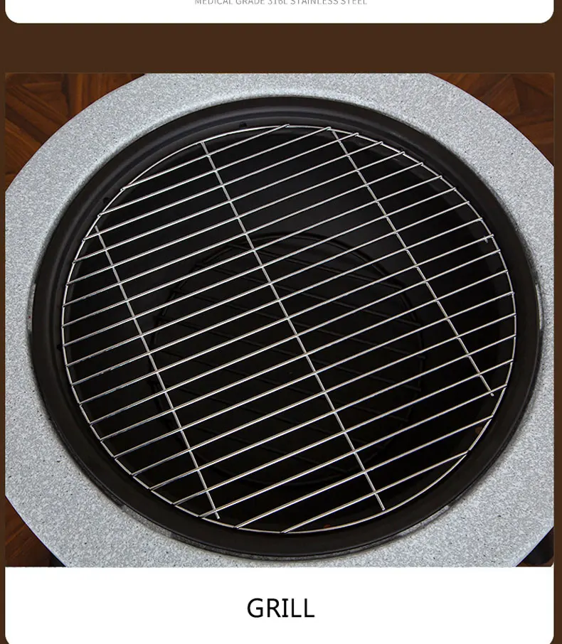 BBQ Grill Outdoor Camping Household Smokeless Grill Multifunctional Charcoal Barbecue Grill Stove Grill Table
BBQ Grill Outdoor Camping Household Smokeless Grill Multifunctional Charcoal Barbecue Grill Stove Grill Table