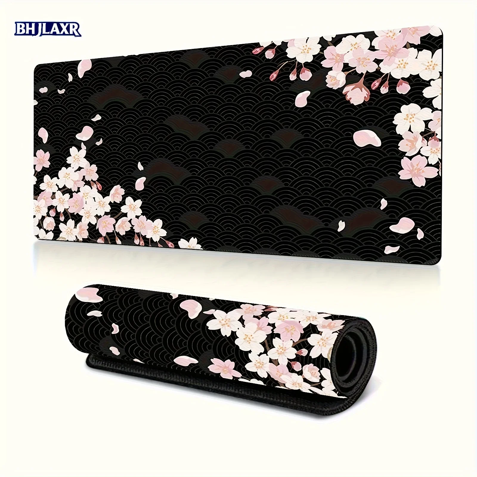 Extra Large Sakura Black Mouse Pad, Thick Rubber Base Non-Slip, Pink White Floral Pattern, for Office Home Computer Desk Keyboar
Extra Large Sakura Black Mouse Pad, Thick Rubber Base Non-Slip, Pink White Floral Pattern, for Office Home Computer Desk Keyboar