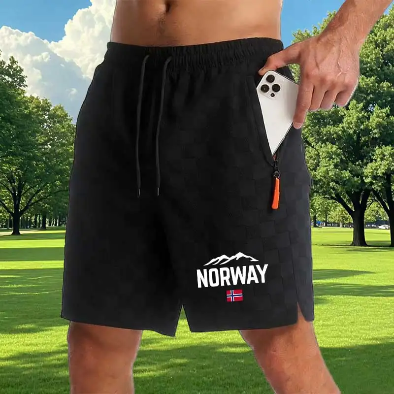 Men's Norway Print Casual Sports Shorts Summer Quick Dry Shorts with Zipper Pocket Fitness Running Workout Athletic Short Pants
Men's Norway Print Casual Sports Shorts Summer Quick Dry Shorts with Zipper Pocket Fitness Running Workout Athletic Short Pants