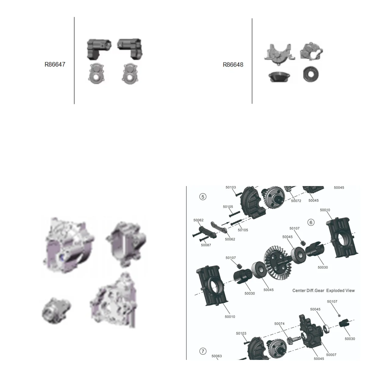 RGT Original Accessories R86647 R86648 R86649 For EX86170 2.4GHz RTR 1/10 RC Electric Remote Control Model Car
RGT Original Accessories R86647 R86648 R86649 For EX86170 2.4GHz RTR 1/10 RC Electric Remote Control Model Car