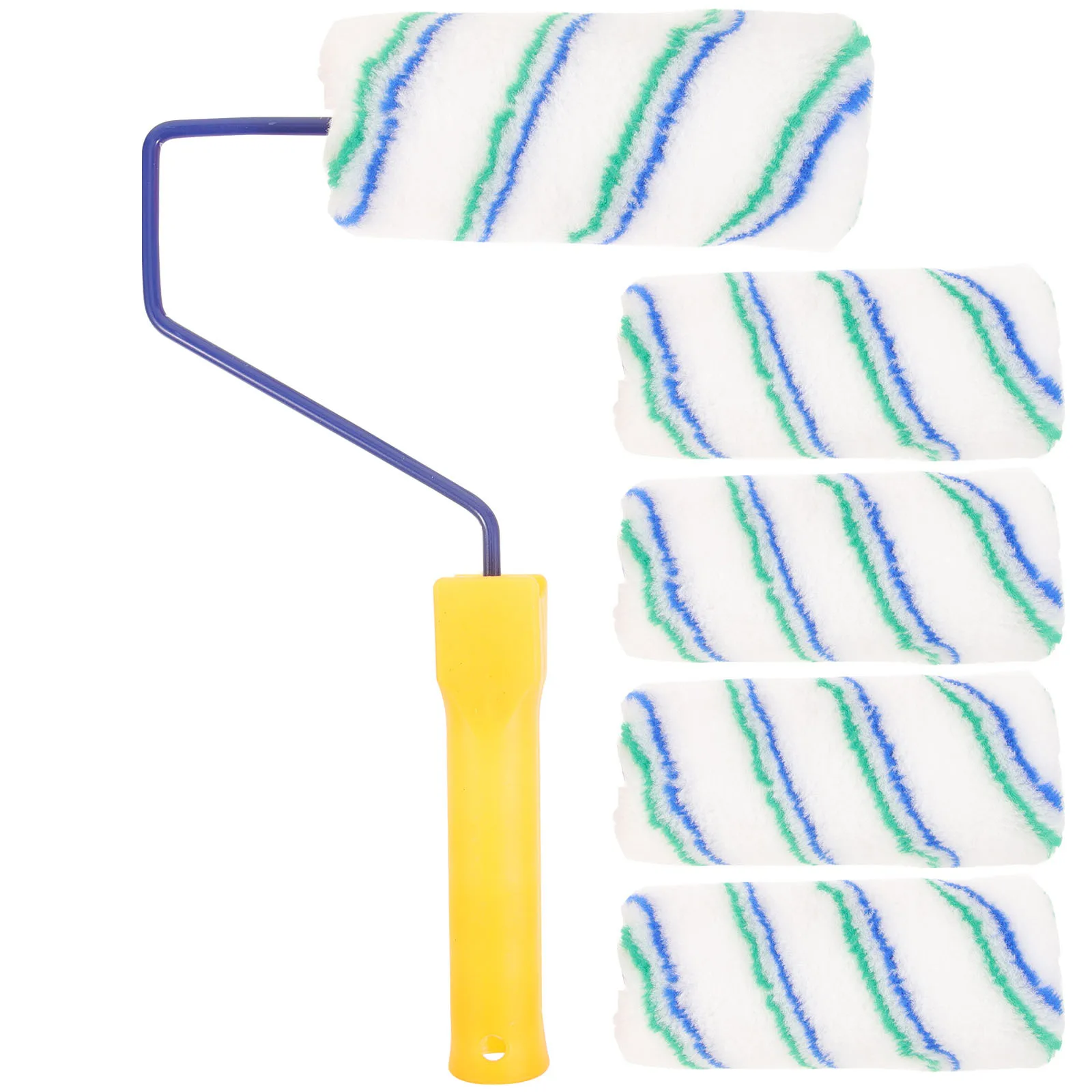 1Set Paint Roller Non-Slip Handle Portable Wall Painting Tool Kit Ideal for DIY Home Improvement Painting Supplies for Walls 
1Set Paint Roller Non-Slip Handle Portable Wall Painting Tool Kit Ideal for DIY Home Improvement Painting Supplies for Walls