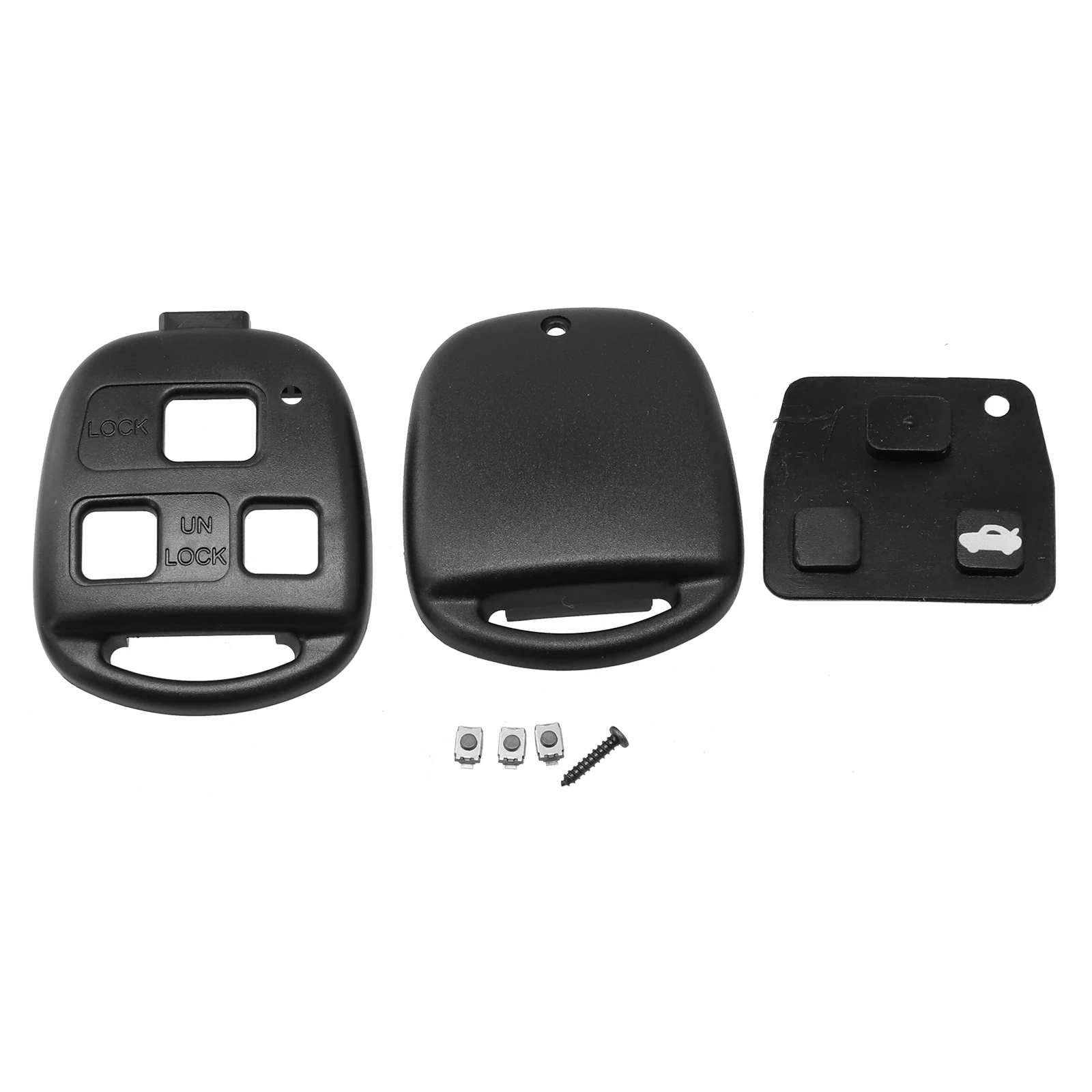 Car Key Shell Key Button Pad Car Accessories Car Remote Car Tool Key Case Replacement Part Switches None Practical