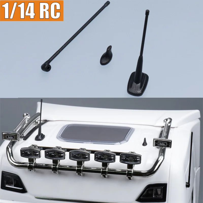 1/14 Plastic Simulation Antenna for Tamiya RC Truck SCANIA 770S R620 VOLVO BENZ Arocs MAN TGX Car Accessories RC Car
1/14 Plastic Simulation Antenna for Tamiya RC Truck SCANIA 770S R620 VOLVO BENZ Arocs MAN TGX Car Accessories RC Car