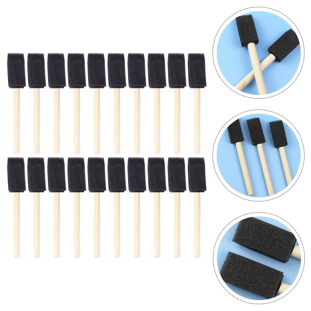 100 Pcs Sponge Paint Brushes Wood Craft Drawing Tools for Kids Graffiti Easy to Clean Reusable Art Supplies Painting
100 Pcs Sponge Paint Brushes Wood Craft Drawing Tools for Kids Graffiti Easy to Clean Reusable Art Supplies Painting