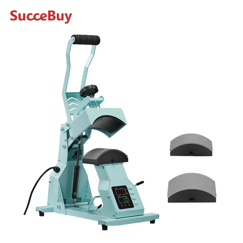 SucceBuy Hat Heat Press Machine w 2/4pcs Interchangeable Platens Precise Temperature and Time Control Hat Heat Press
SucceBuy Hat Heat Press Machine w 2/4pcs Interchangeable Platens Precise Temperature and Time Control Hat Heat Press