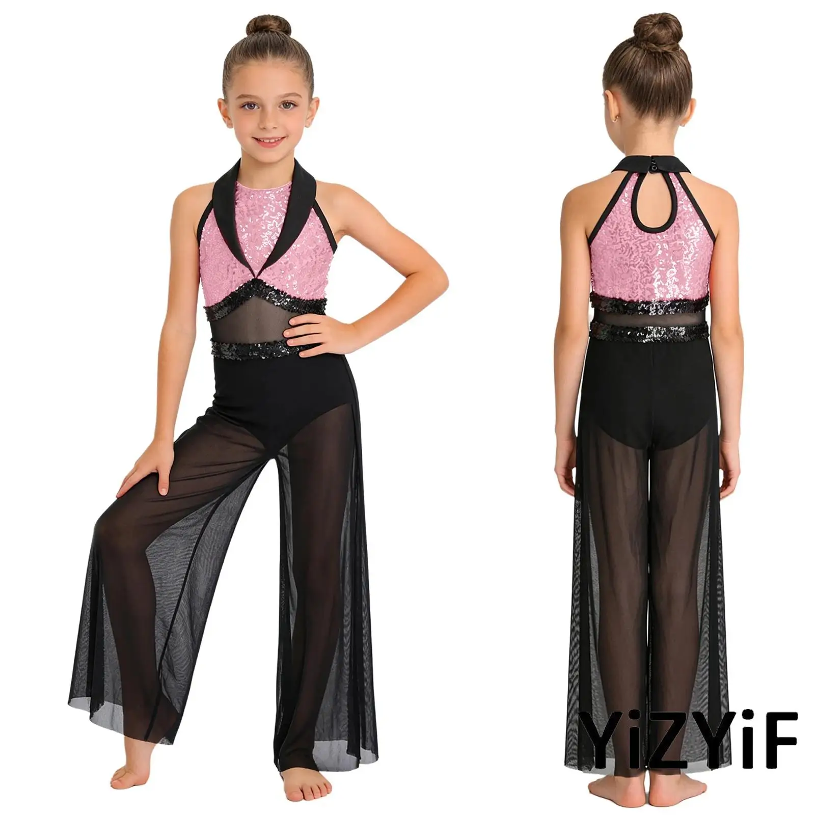 Kids Girls Modern Jazz Ballet Dance Jumpsuit Outfit Sheer Mesh Briefs Bodysuit Ballet Acrobatics Gymnastics Ice Skating Costume
Kids Girls Modern Jazz Ballet Dance Jumpsuit Outfit Sheer Mesh Briefs Bodysuit Ballet Acrobatics Gymnastics Ice Skating Costume