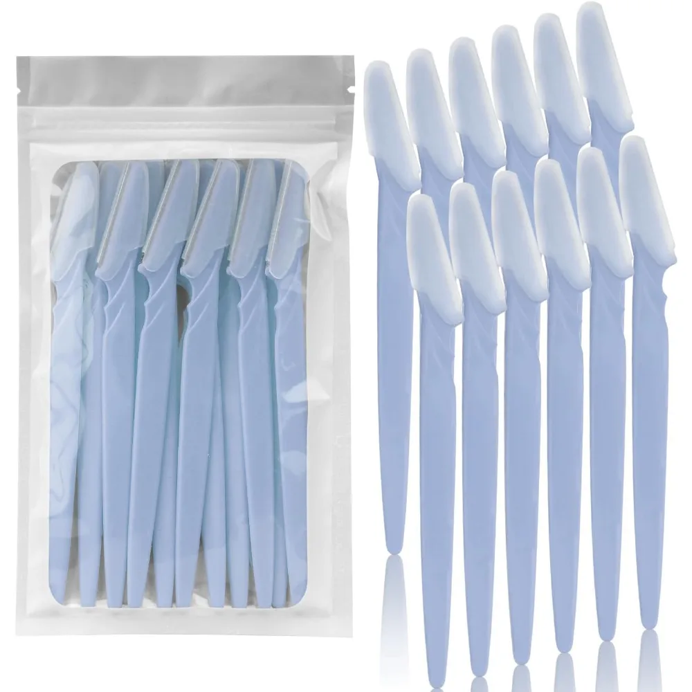 US Shipping 12 PCS Stainless Steel Eyebrow Trimmer Beauty Tool for Women Men Light Blue
US Shipping 12 PCS Stainless Steel Eyebrow Trimmer Beauty Tool for Women Men Light Blue