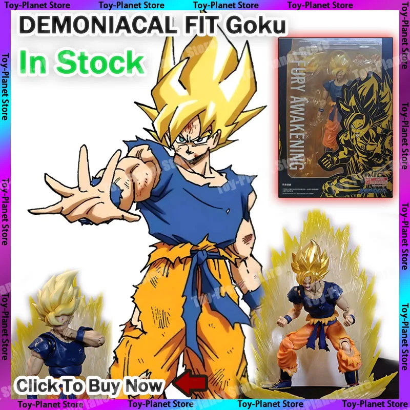 In Stock Demoniacal Fit Fury Awakening Super Saiyan Goku Action Figure Dragon Ball Anime Collectible Model Toy 6 Inch PVC Toys
In Stock Demoniacal Fit Fury Awakening Super Saiyan Goku Action Figure Dragon Ball Anime Collectible Model Toy 6 Inch PVC Toys
