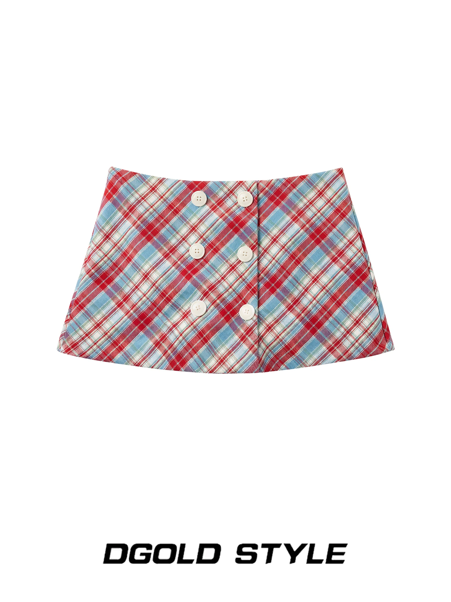 Original White Little Fish High Waist A-Line Skirt Women's Summer Beautiful Checkered Double Button Pure Desire Short Skirt
Original White Little Fish High Waist A-Line Skirt Women's Summer Beautiful Checkered Double Button Pure Desire Short Skirt