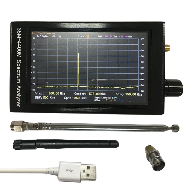 2024 Handheld Portable Spectrum meter Analysis 35M-4400MHz Test Laboratory RF High Frequency EMC Remediation
2024 Handheld Portable Spectrum meter Analysis 35M-4400MHz Test Laboratory RF High Frequency EMC Remediation