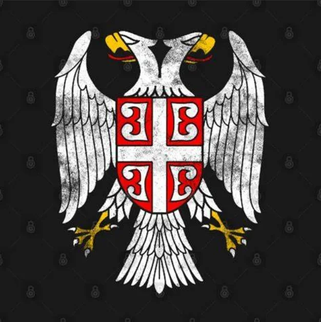 Сербский герб орла - футболка Сербии. Высококачественный хлопок, свободный, больших размеров, дышащий топ, повседневная футболка
Сербский герб орла - футболка Сербии. Высококачественный хлопок, свободный, больших размеров, дышащий топ, повседневная футболка