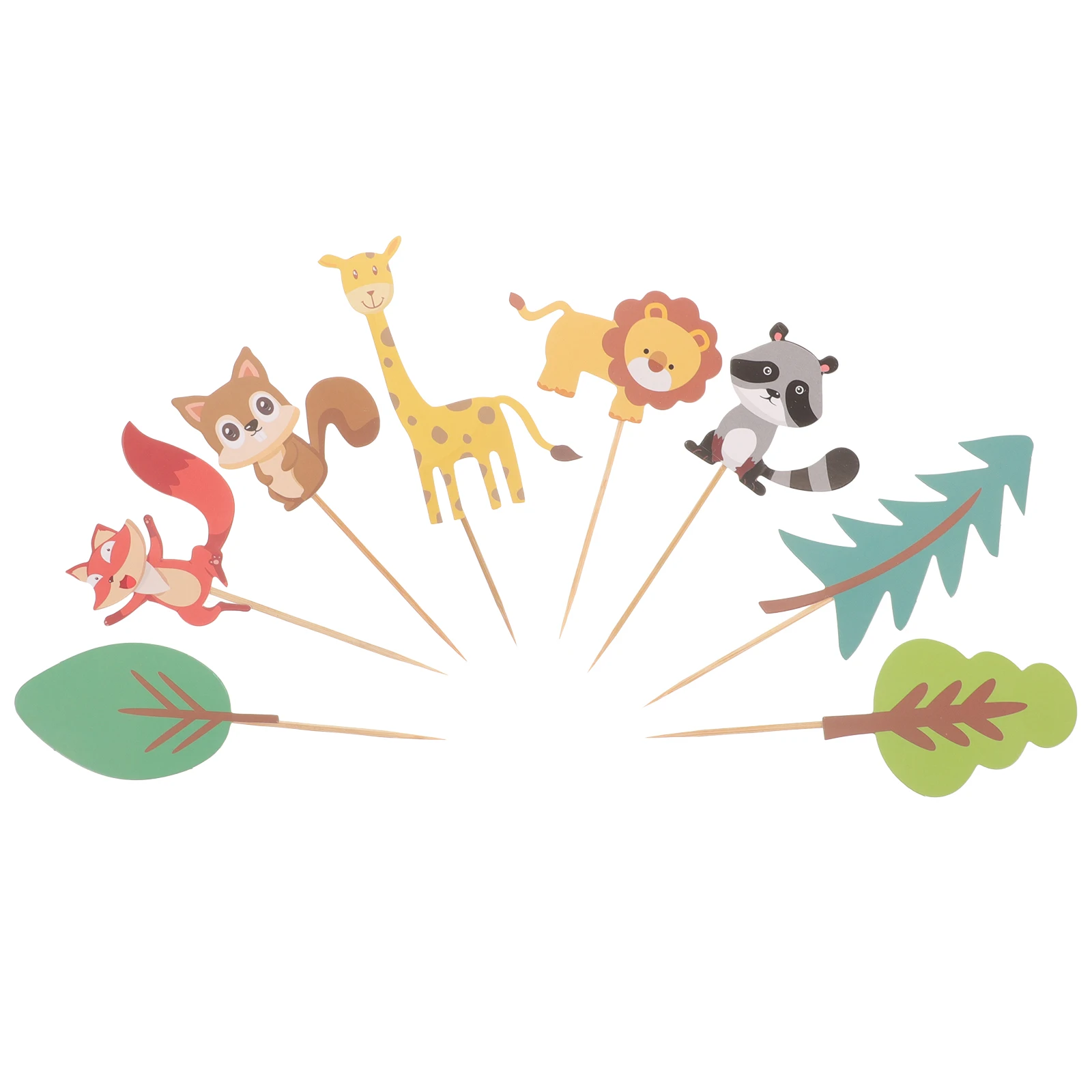 24pcs Animal Leaves Plant Flag Cake Toppers Jungle Decorations Picks Birthday Party Supplies Forest Theme Cake Decor
24pcs Animal Leaves Plant Flag Cake Toppers Jungle Decorations Picks Birthday Party Supplies Forest Theme Cake Decor