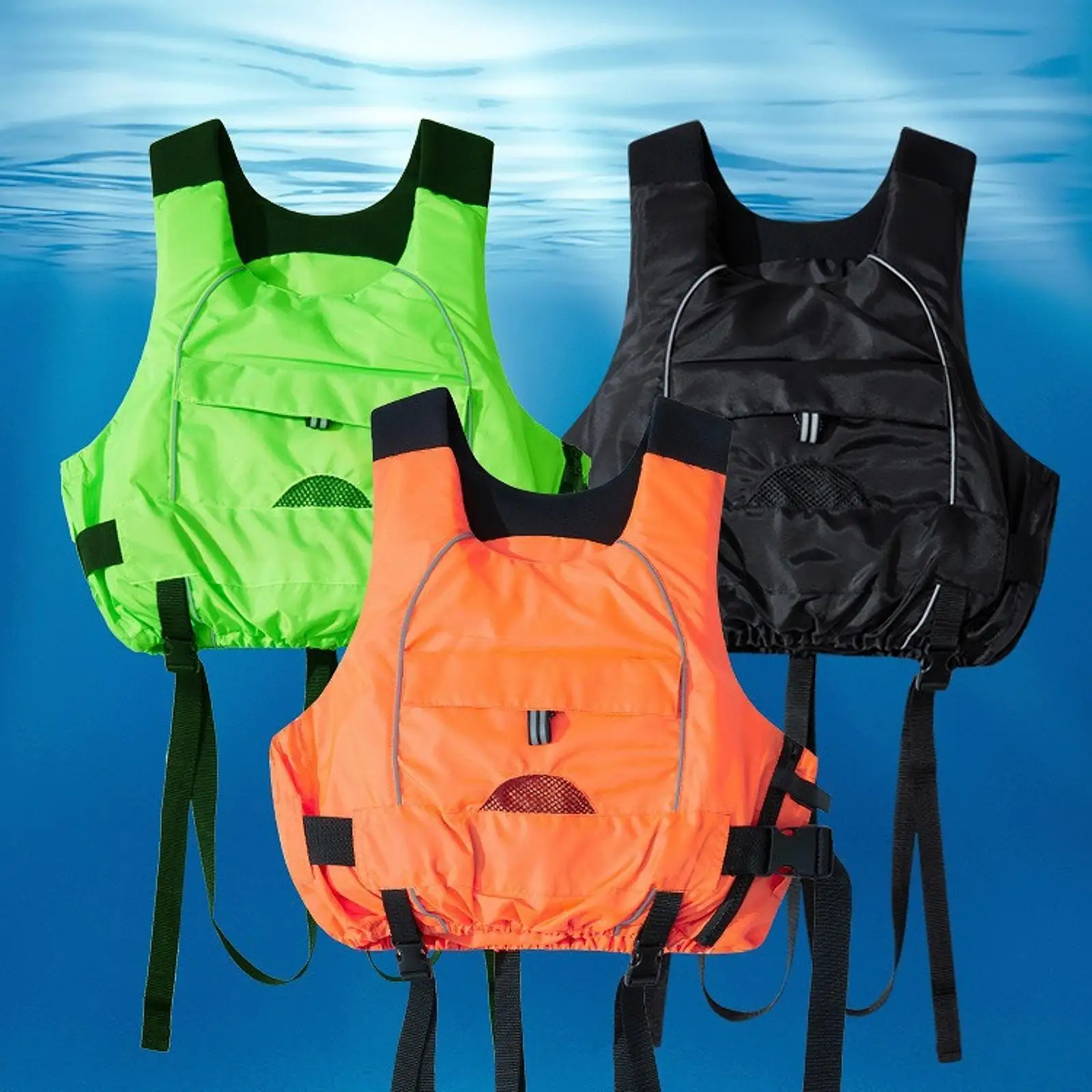 Swim Float Jacket Lightweight Multifunctional Reflective Strip Waistcoat for Surfing Water Sports Rafting Kayaking Wakeboarding
Swim Float Jacket Lightweight Multifunctional Reflective Strip Waistcoat for Surfing Water Sports Rafting Kayaking Wakeboarding