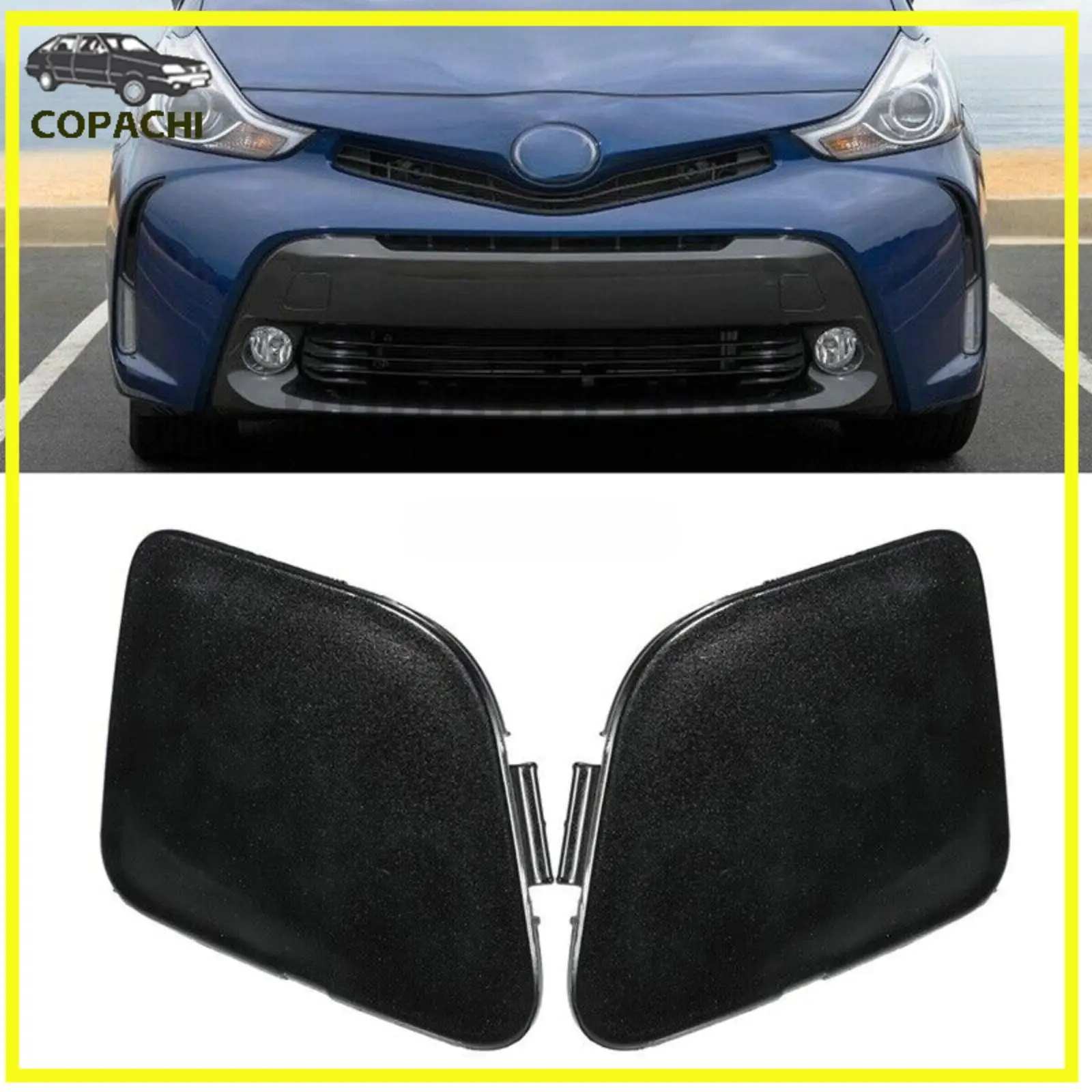 2pcs Front Left&Right Towing Eye Bracket Hook Cover 52127-47060 52128-47040 For Toyota Prius V 2014-2017 Car External Parts
2pcs Front Left&Right Towing Eye Bracket Hook Cover 52127-47060 52128-47040 For Toyota Prius V 2014-2017 Car External Parts