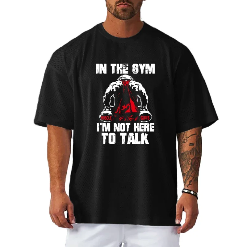 Oversized Men Casual Short Sleeve Mesh T-shirt Gym Muscle Fitness Bodybuilding Clothing Summer Breathable Quick Dry Loose Shirts
Oversized Men Casual Short Sleeve Mesh T-shirt Gym Muscle Fitness Bodybuilding Clothing Summer Breathable Quick Dry Loose Shirts