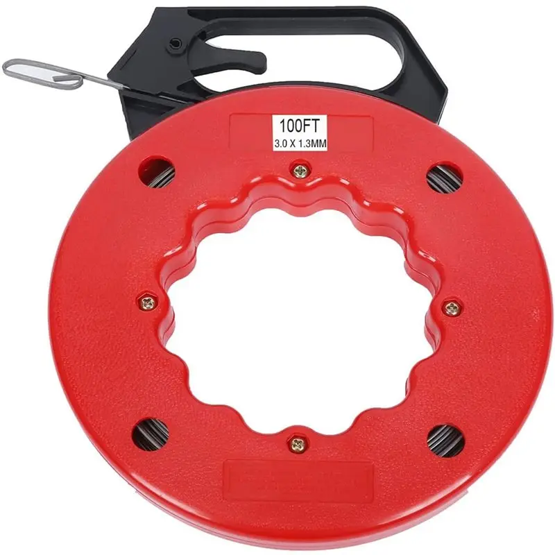 ABKS-Electrician Reel Fish Tape Hand Wire Puller Fishtape, Cable Pulling Tool ATE Tools,Wire Fishing Tools
ABKS-Electrician Reel Fish Tape Hand Wire Puller Fishtape, Cable Pulling Tool ATE Tools,Wire Fishing Tools