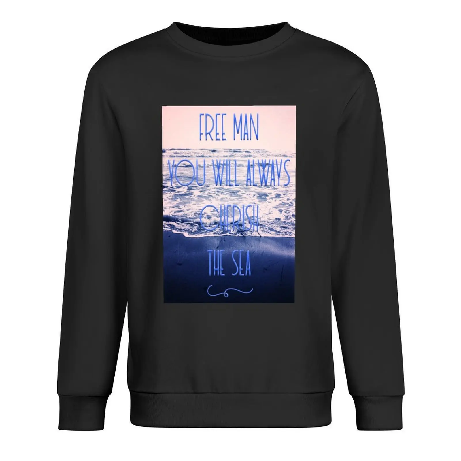 The free man and the sea Pullover korean clothes men wear male clothes mens clothing autumn sweatshirt 
The free man and the sea Pullover korean clothes men wear male clothes mens clothing autumn sweatshirt
