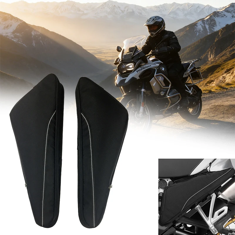 Motorcycle Side Frame Tool Bag Storage Pouch Waterproof Bags For BMW R1200GS ADV LC R1250GS F750GS F850GS R1200R
Motorcycle Side Frame Tool Bag Storage Pouch Waterproof Bags For BMW R1200GS ADV LC R1250GS F750GS F850GS R1200R