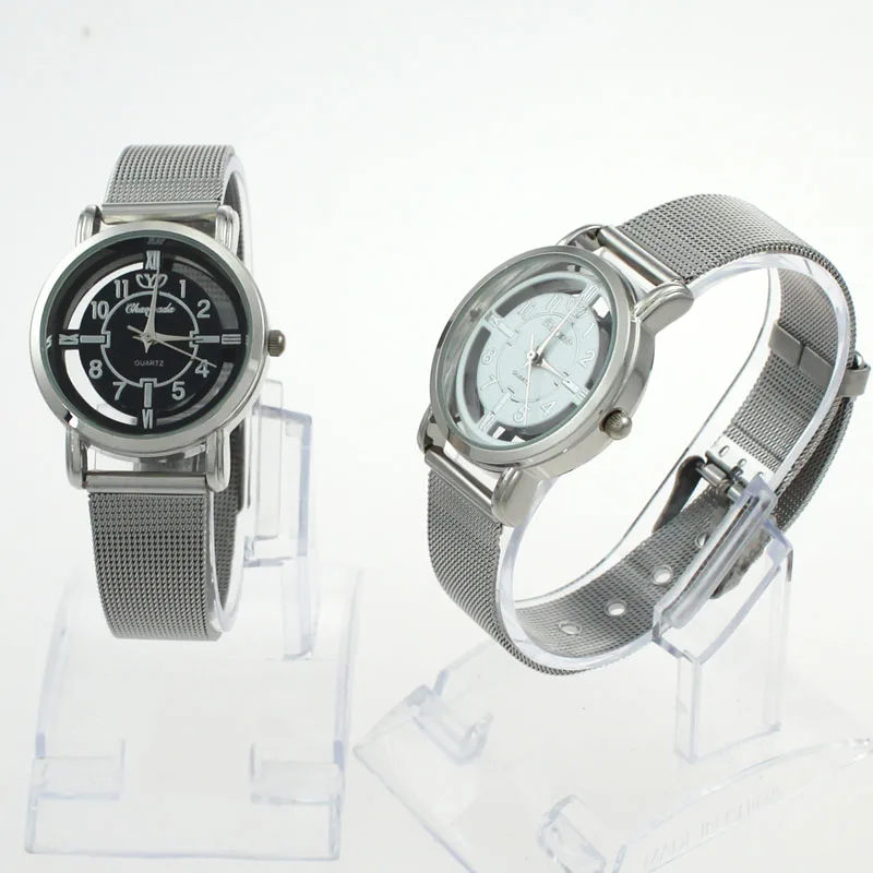 2Pcs High Quality Popular Black White Dial Lady Watches Stainless Steel Quartz WristWatch Gift
2Pcs High Quality Popular Black White Dial Lady Watches Stainless Steel Quartz WristWatch Gift