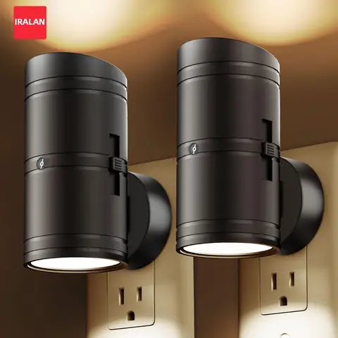 Modern LED Wall Sconces Light Touch Control Bedroom Aisle Bedside Double Head Wall Lamp Household Stairs Wireless Night Lights