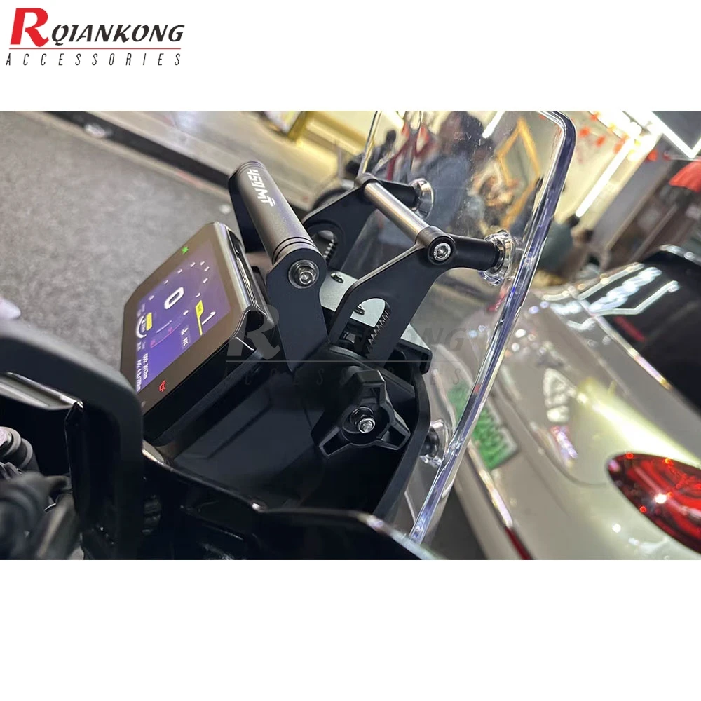 For CFMOTO IBEX450 450MT 450 MT 450 2024 2025 2026 Motorcycle CNC Aluminum GPS Phone Holder Stand Navigation Extension Bracket
For CFMOTO IBEX450 450MT 450 MT 450 2024 2025 2026 Motorcycle CNC Aluminum GPS Phone Holder Stand Navigation Extension Bracket
