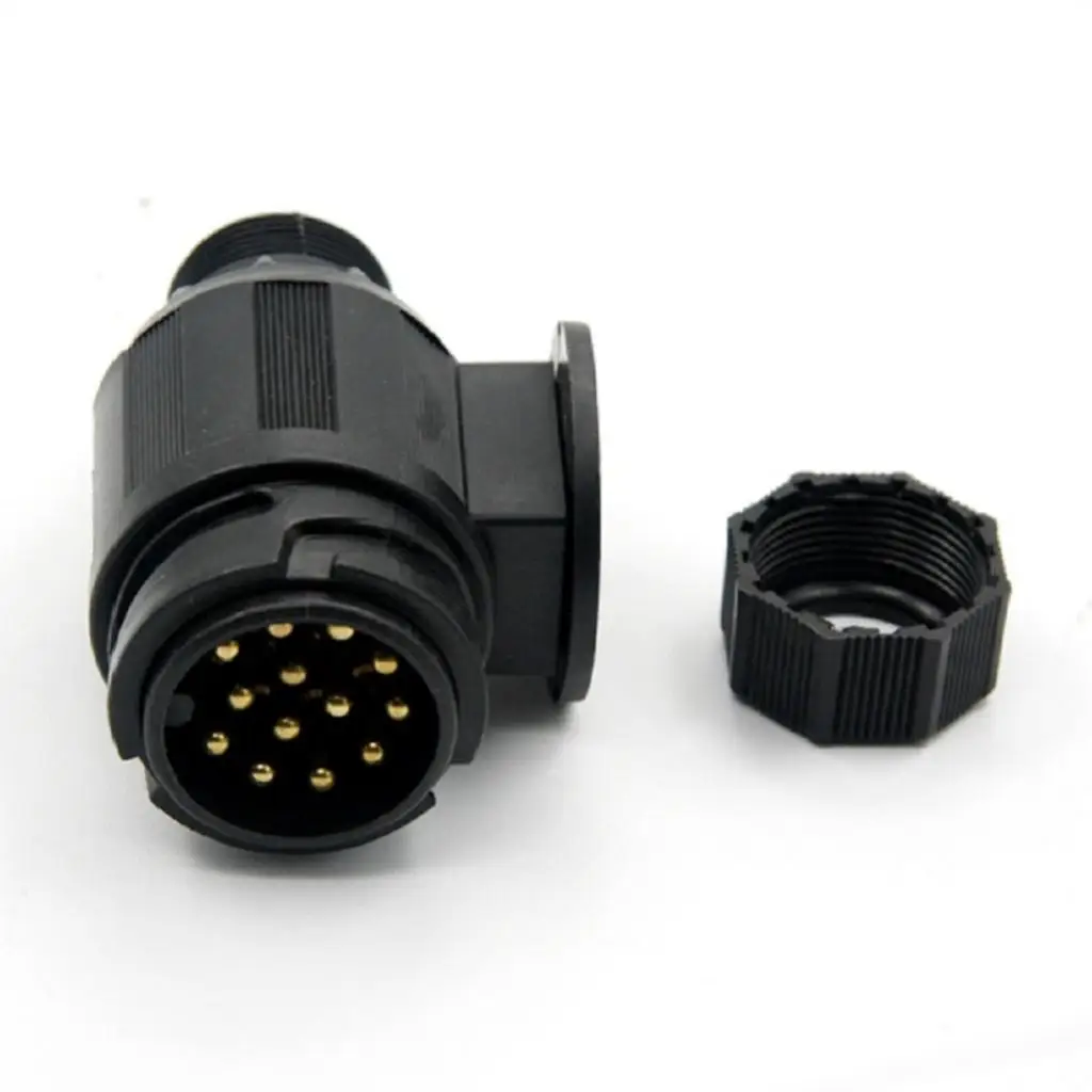 13 Way Trailer Connector 12V Plastic Housing Electric Socket Secure Plug Adapter for Auto RV Truck Trailer Camping
13 Way Trailer Connector 12V Plastic Housing Electric Socket Secure Plug Adapter for Auto RV Truck Trailer Camping