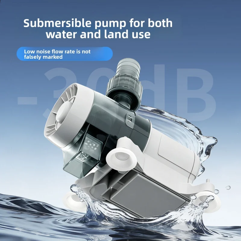 Submersible & In-water Use Circulation Pump - Ultra-Quiet, Adjustable Flow for Aquarium Filter, Small & Powerful
Submersible & In-water Use Circulation Pump - Ultra-Quiet, Adjustable Flow for Aquarium Filter, Small & Powerful