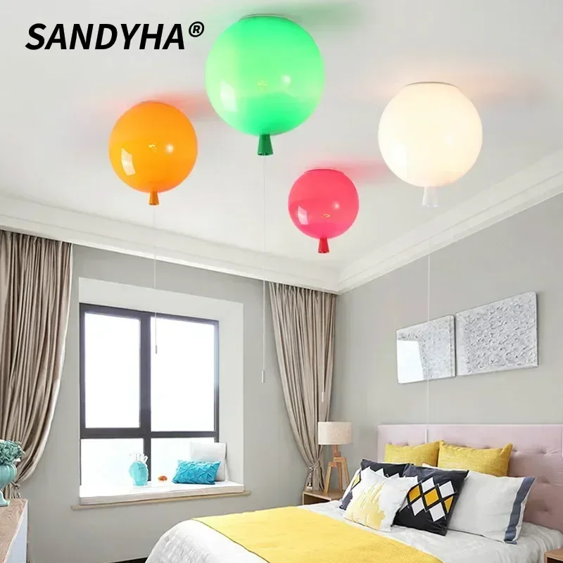 SANDYHA Colorful Balloon Ceiling Light Cartoon Hanging Chandelier Home Decor for Bedroom Children's Room Study Led Pendant Lamp
SANDYHA Colorful Balloon Ceiling Light Cartoon Hanging Chandelier Home Decor for Bedroom Children's Room Study Led Pendant Lamp