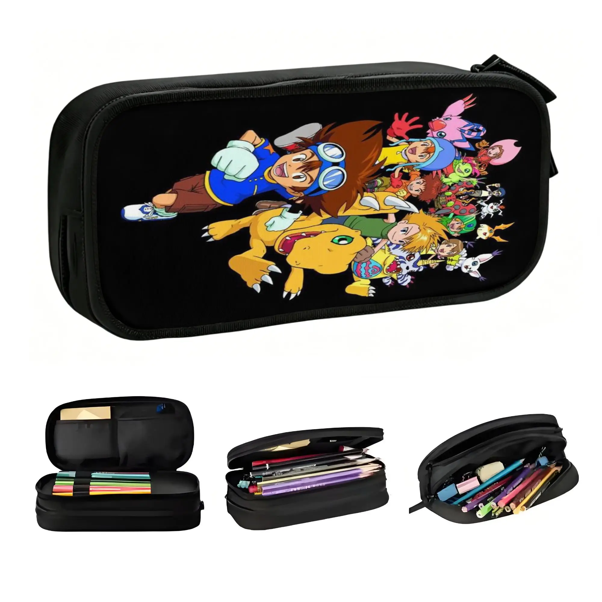 Custom D Digimons Pencil Cases for Girl Boy Large Storage Anime Pen Box Bag Stationery
Custom D Digimons Pencil Cases for Girl Boy Large Storage Anime Pen Box Bag Stationery