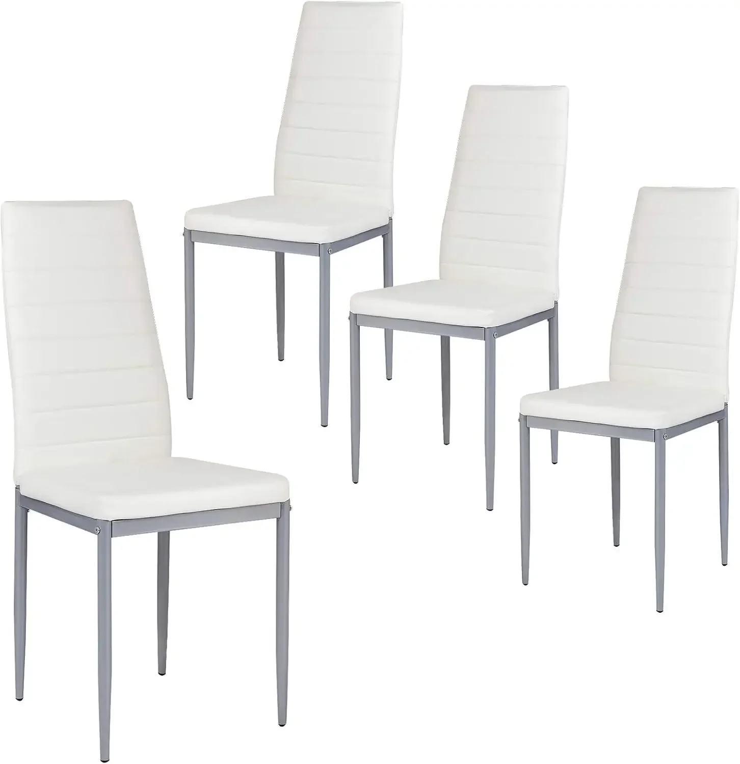Set of 4 PU Leather Dining Side Chairs with Padded Seat Foot Cap Protection Stable Frame Heavy Duty High Back Design Dining Chai
Set of 4 PU Leather Dining Side Chairs with Padded Seat Foot Cap Protection Stable Frame Heavy Duty High Back Design Dining Chai