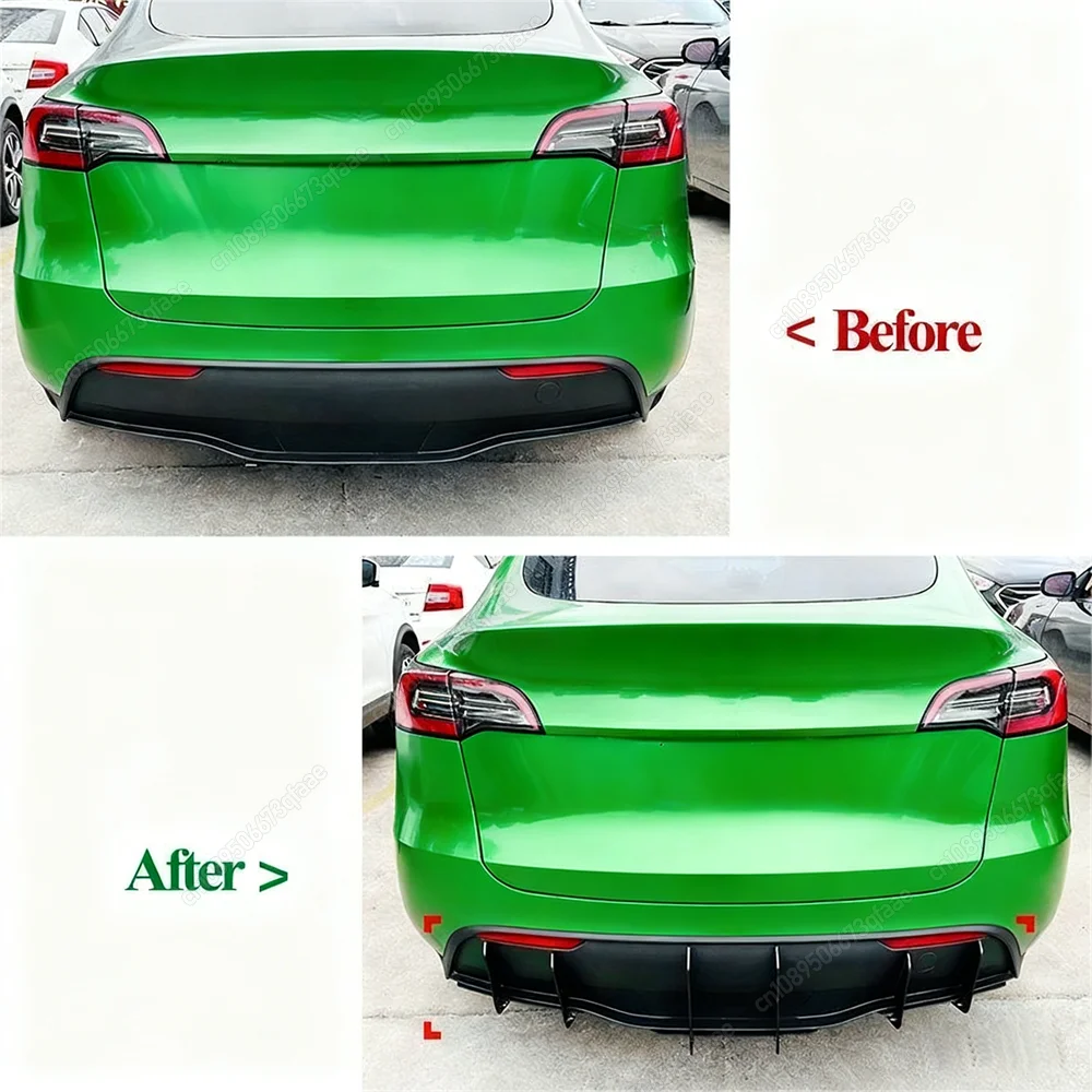 ABS Glossy Black Car Rear Bumper Lip Diffusers Spoiler Splitter Trim For Tesla Model Y 2020 2021 2022 2023 2024 Body Kits Tuning
ABS Glossy Black Car Rear Bumper Lip Diffusers Spoiler Splitter Trim For Tesla Model Y 2020 2021 2022 2023 2024 Body Kits Tuning