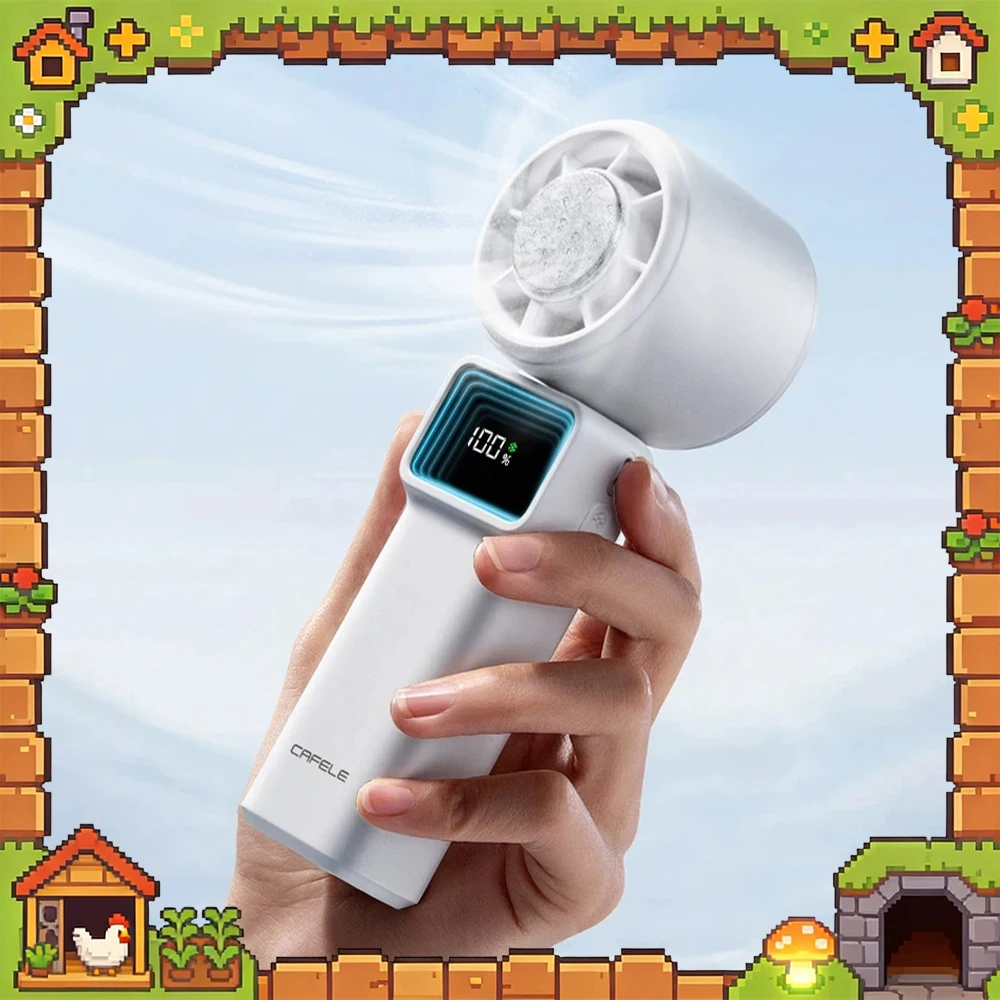 Cafele F11 Abyss Mirror Handheld Electric Fan 100 Th Gear Wind Handheld Electric Small Fan Reduce Noise Light Weight For Gifts
Cafele F11 Abyss Mirror Handheld Electric Fan 100 Th Gear Wind Handheld Electric Small Fan Reduce Noise Light Weight For Gifts