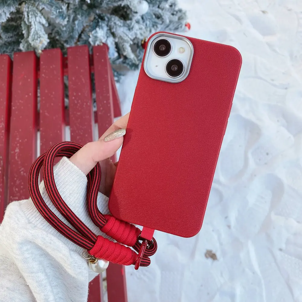 Korean Wine Red Brown Leather Texture Wrsit Strap Phone Case For iPhone 16 11 12 13 14 15 Pro Max XR XS Shockproof Soft Cover
Korean Wine Red Brown Leather Texture Wrsit Strap Phone Case For iPhone 16 11 12 13 14 15 Pro Max XR XS Shockproof Soft Cover