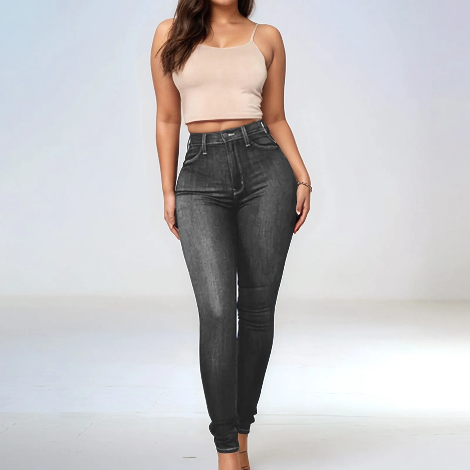 Women High Waist Stretch Hip Lift Denim Skinny Pants Jeans Full Length Sexy Slim Bleachded Solid Color Pants Slim Fit Streetwear
Women High Waist Stretch Hip Lift Denim Skinny Pants Jeans Full Length Sexy Slim Bleachded Solid Color Pants Slim Fit Streetwear