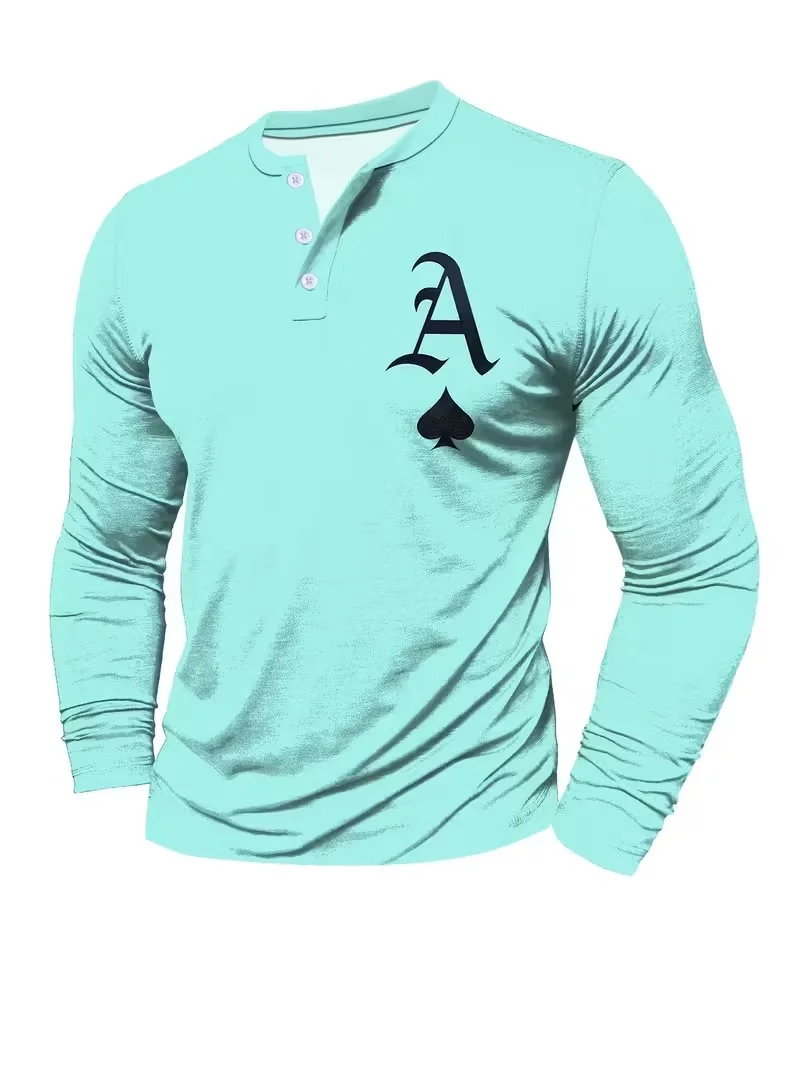 Retro Men's Henry Shirt, Fashionable Striped Printed Long-sleeved T-shirt, Men's Summer T-shirt, Buttoned Casual Jacket 2025
Retro Men's Henry Shirt, Fashionable Striped Printed Long-sleeved T-shirt, Men's Summer T-shirt, Buttoned Casual Jacket 2025