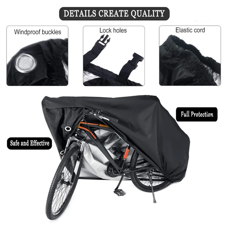 -A25M Bike Cover For Outdoor Storage Waterproof, Heavy Duty Protection For Ebike Road, And More
-A25M Bike Cover For Outdoor Storage Waterproof, Heavy Duty Protection For Ebike Road, And More