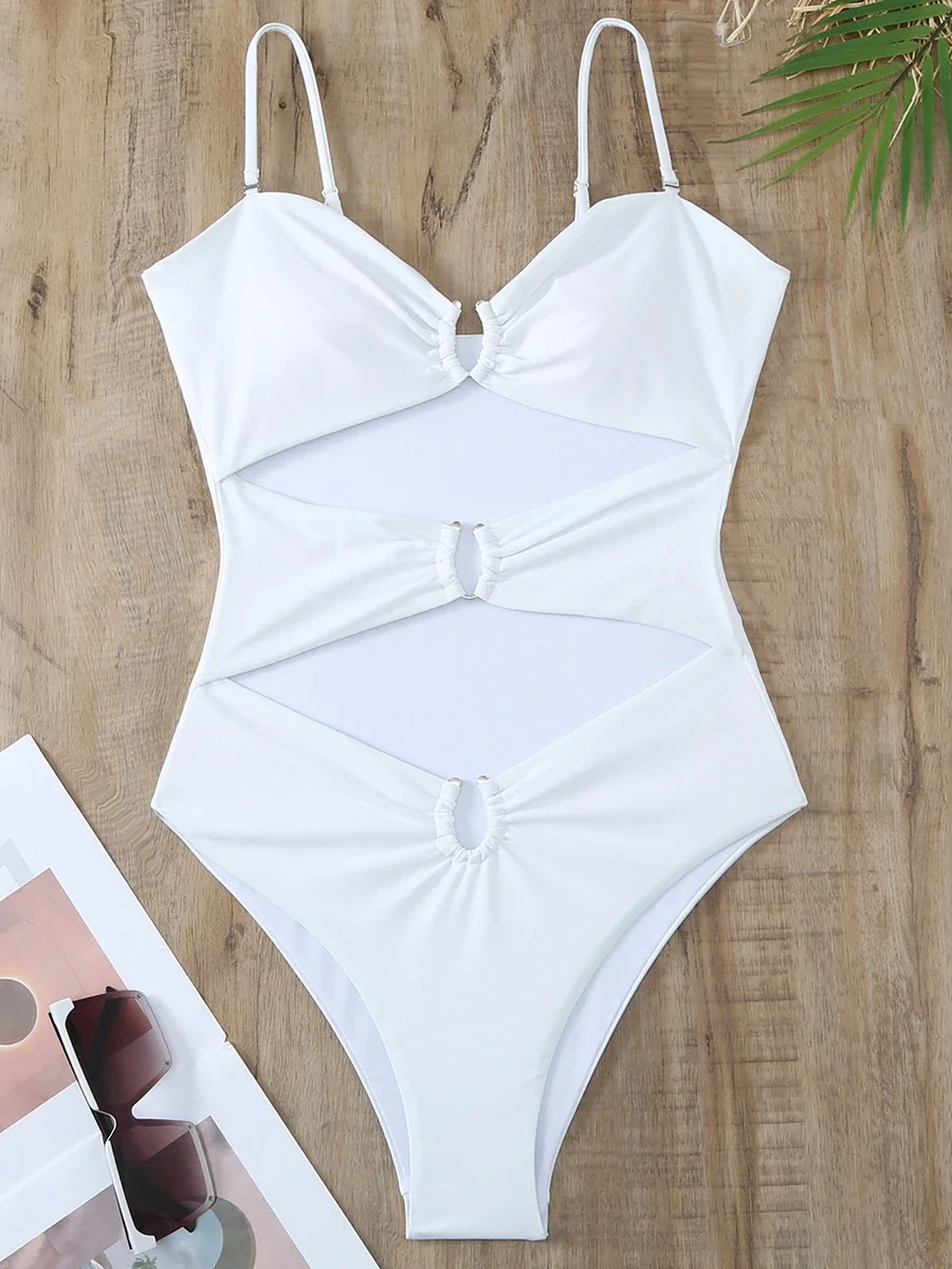 2024 U Wire Cut Out Swimsuit Women One Piece Strappy Sexy Swimwear Female Bathers Bathing Swimming Swim Suit Beachwear
2024 U Wire Cut Out Swimsuit Women One Piece Strappy Sexy Swimwear Female Bathers Bathing Swimming Swim Suit Beachwear