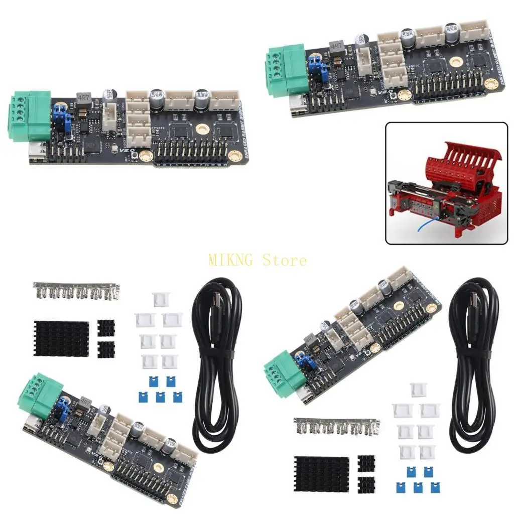 Printer Part ERB v2.0 Печатная плата для ERCF 2.0 Разъяренная нора на борту TMC2209 с драйвером Canbus Interfaces Best Sale
Printer Part ERB v2.0 Печатная плата для ERCF 2.0 Разъяренная нора на борту TMC2209 с драйвером Canbus Interfaces Best Sale