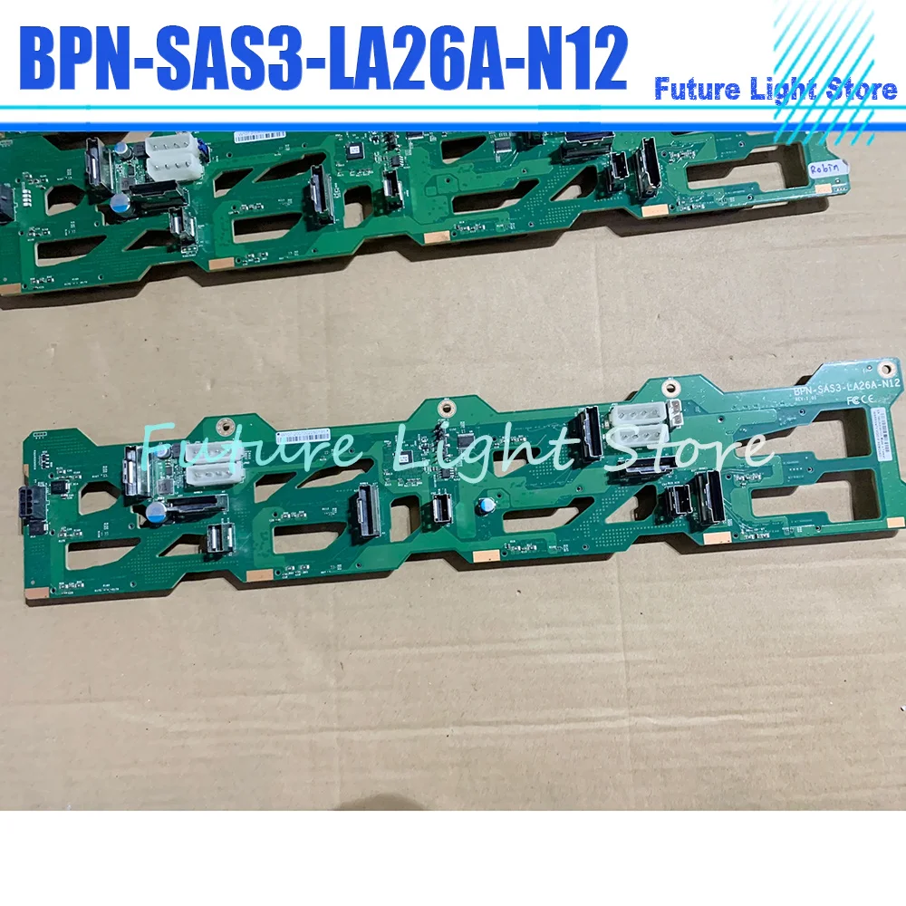 BPN-SAS3-LA26A-N12 Hard Disk Backplane Supports 12 SAS/SATA/NVME
BPN-SAS3-LA26A-N12 Hard Disk Backplane Supports 12 SAS/SATA/NVME