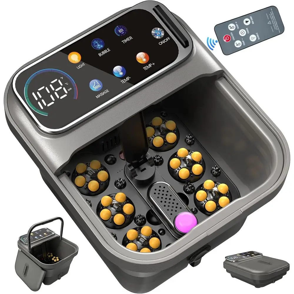 Luxury Home Spa Bath with Heat, Massage, and Bubbles, Motorized Shiatsu Massage, Temperature Control, Remote, Pedicure Spa
Luxury Home Spa Bath with Heat, Massage, and Bubbles, Motorized Shiatsu Massage, Temperature Control, Remote, Pedicure Spa