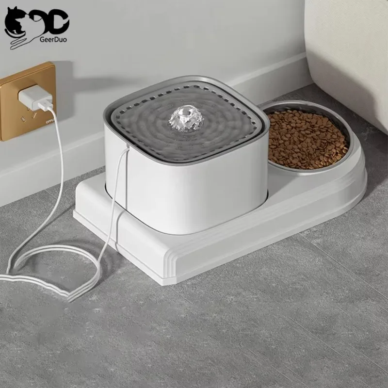GeerDuo Factory Wholesale Automatic Pet Food Feeders Water Dispenser 2 in 1 Dog Cat Bowls Drinking Fountain
GeerDuo Factory Wholesale Automatic Pet Food Feeders Water Dispenser 2 in 1 Dog Cat Bowls Drinking Fountain