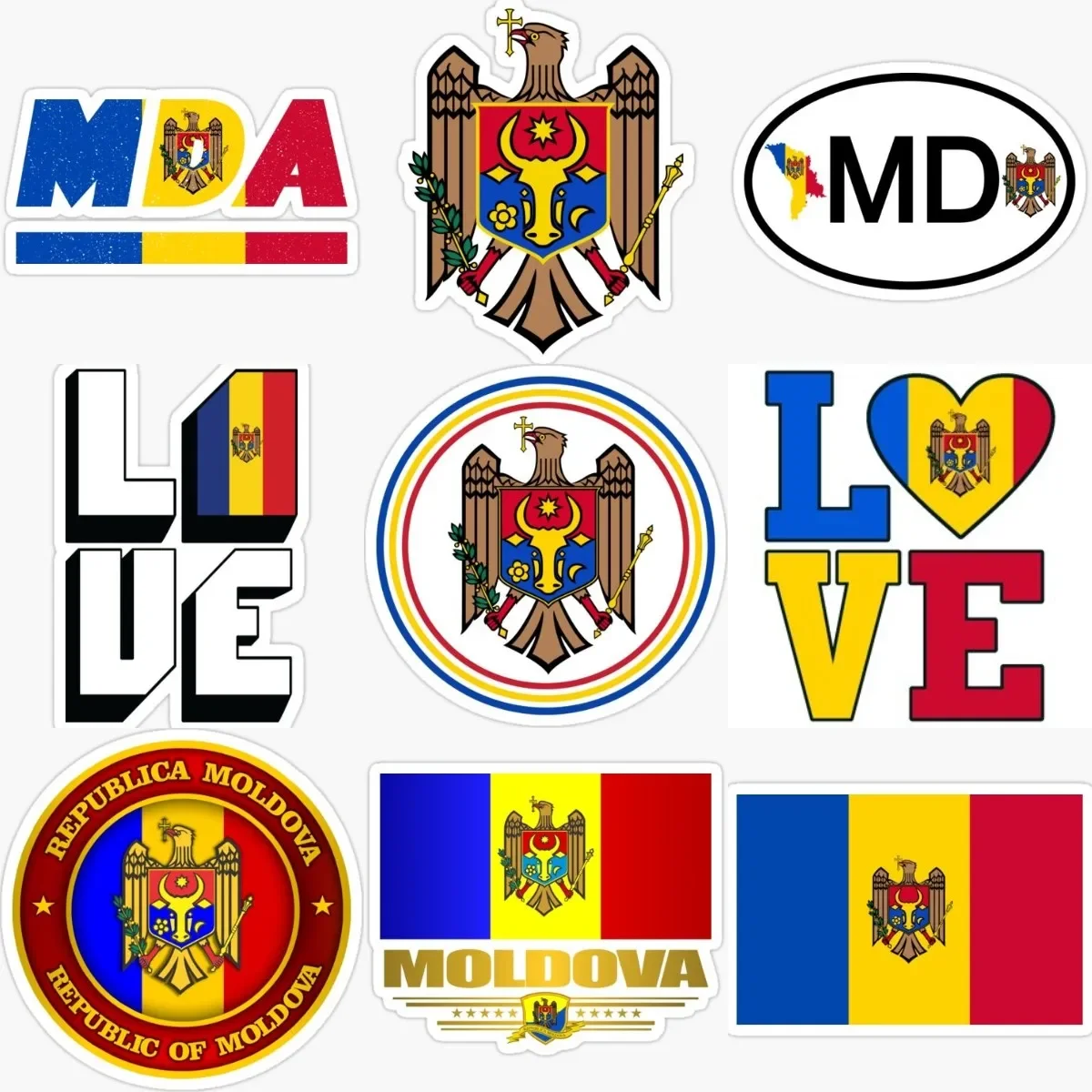 Love Moldova MD Flag National Emblem Sticker for Covered Scratch Decorate Car Window Camper Truck Bicycle Wall Decal Accessories
Love Moldova MD Flag National Emblem Sticker for Covered Scratch Decorate Car Window Camper Truck Bicycle Wall Decal Accessories