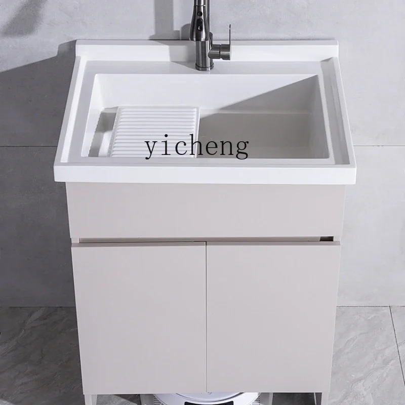 Balcony Laundry Cabinet Honeycomb Aluminum Pool Integrated Cabinet with Rub Board Aluminum Alloy Washbasin Bathroom Cabinet
Balcony Laundry Cabinet Honeycomb Aluminum Pool Integrated Cabinet with Rub Board Aluminum Alloy Washbasin Bathroom Cabinet