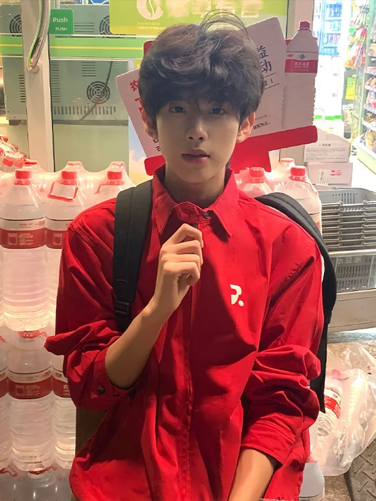 Red Zipper ort Jaet Men's Vintage Harington Workwear Baseball Sle Couple's Outerwear Stand Fit Teenagers' Faion
Red Zipper ort Jaet Men's Vintage Harington Workwear Baseball Sle Couple's Outerwear Stand Fit Teenagers' Faion