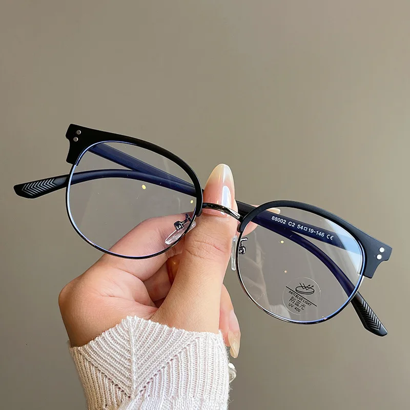 Vintage Retro Style Male Glasses Semi-rimless Blue Light Blocking Glasses for Women High Quality Women's Glass
Vintage Retro Style Male Glasses Semi-rimless Blue Light Blocking Glasses for Women High Quality Women's Glass